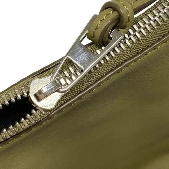 LOEWE Cubby Cross Body Bag Small - Khaki Cream Calf Skin Jacquard Shoulder Bag - Picture 10 of 14